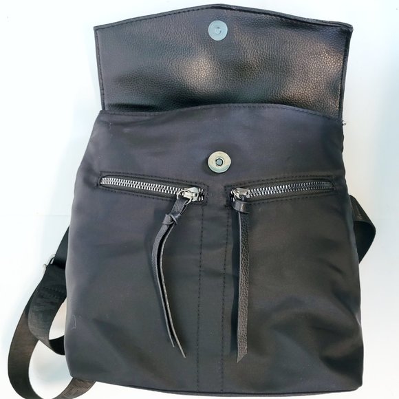 Botkier Black Leather Backpack - Picture 4 of 12